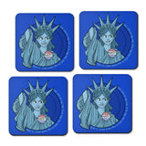 Nasty Lady Liberty - Coasters