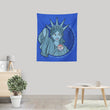 Nasty Lady Liberty - Wall Tapestry