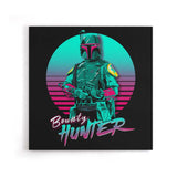 Neon Bounty Hunter - Canvas Print