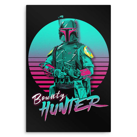 Neon Bounty Hunter - Metal Print