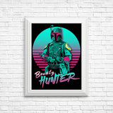 Neon Bounty Hunter - Posters & Prints