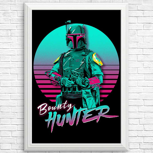 Neon Bounty Hunter - Posters & Prints