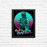 Neon Bounty Hunter - Posters & Prints