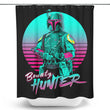 Neon Bounty Hunter - Shower Curtain