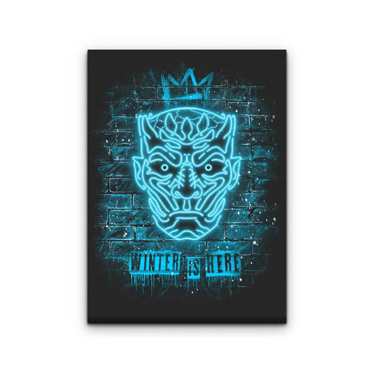 Neon Ice King - Canvas Print