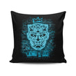 Neon Ice King - Throw Pillow