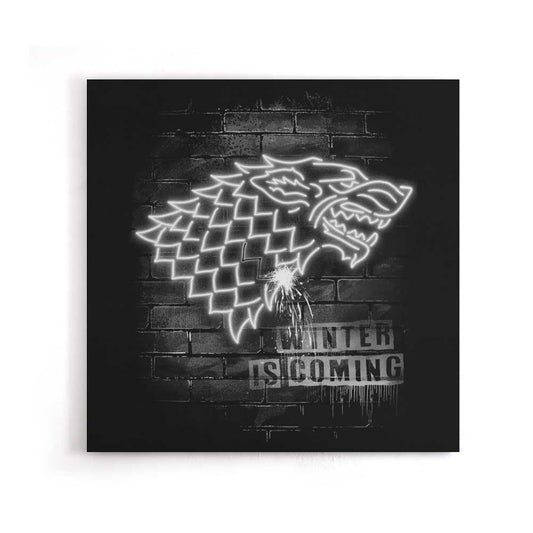 Neon Wolf - Canvas Print