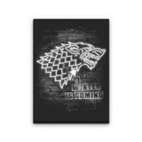 Neon Wolf - Canvas Print