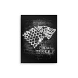 Neon Wolf - Metal Print