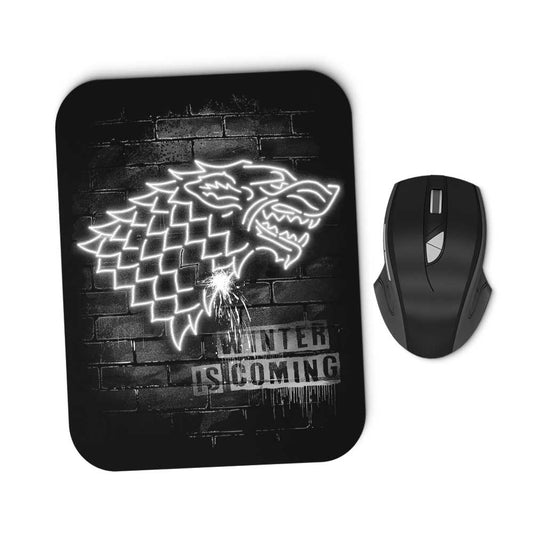 Neon Wolf - Mousepad