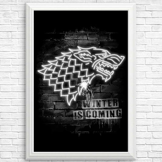 Neon Wolf - Posters & Prints