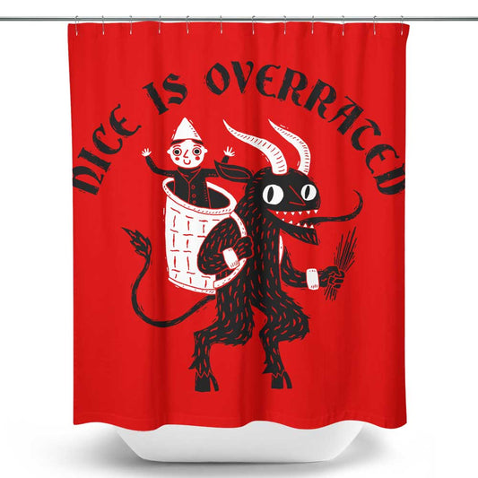 Nice is Overrated - Shower Curtain