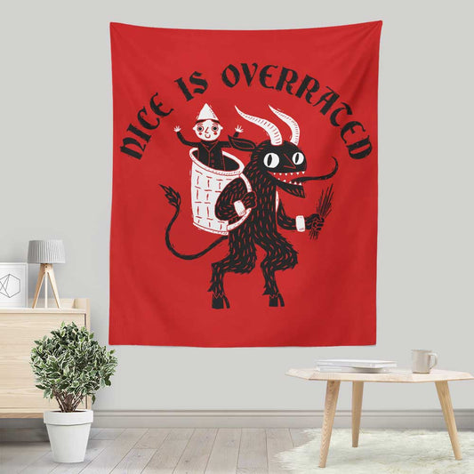 Nice is Overrated - Wall Tapestry