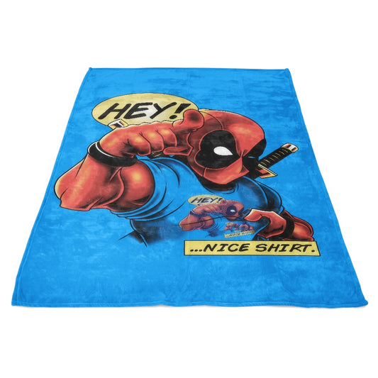 Nice Shirt - Fleece Blanket