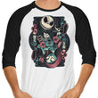 Nightmare Card - 3/4 Sleeve Raglan T-Shirt