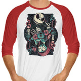 Nightmare Card - 3/4 Sleeve Raglan T-Shirt