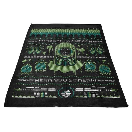 No One Can Hear You Scream - Fleece Blanket