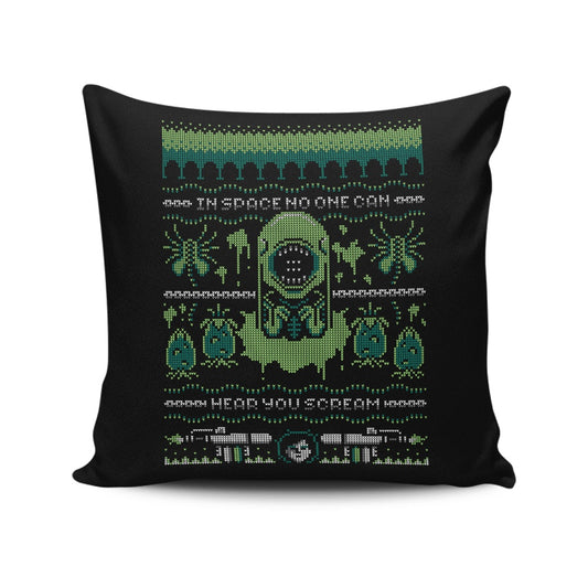 No One Can Hear You Scream - Throw Pillow