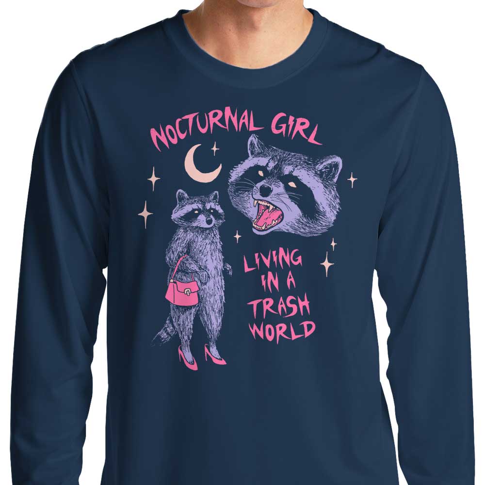 Nocturnal Girl - Long Sleeve T-Shirt