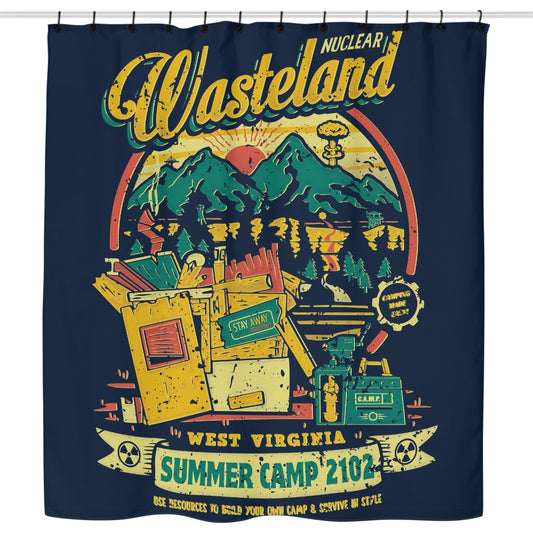 Nuclear Summer Camp - Shower Curtain