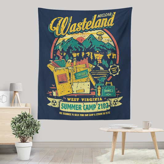 Nuclear Summer Camp - Wall Tapestry