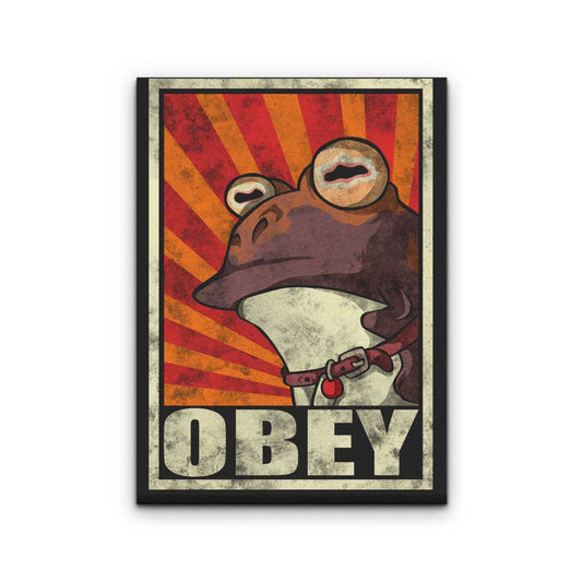 Obey - Canvas Print