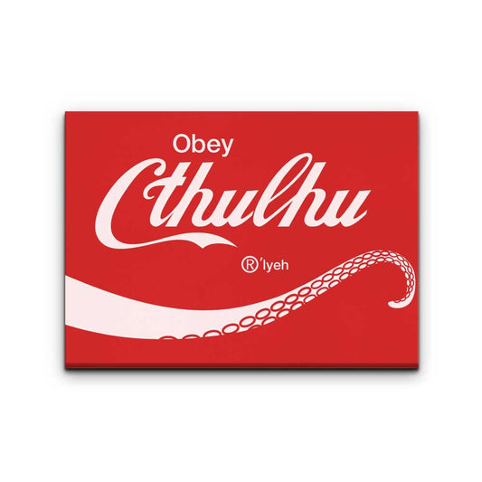 Obey Cthulhu - Canvas Print