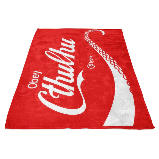 Obey Cthulhu - Fleece Blanket