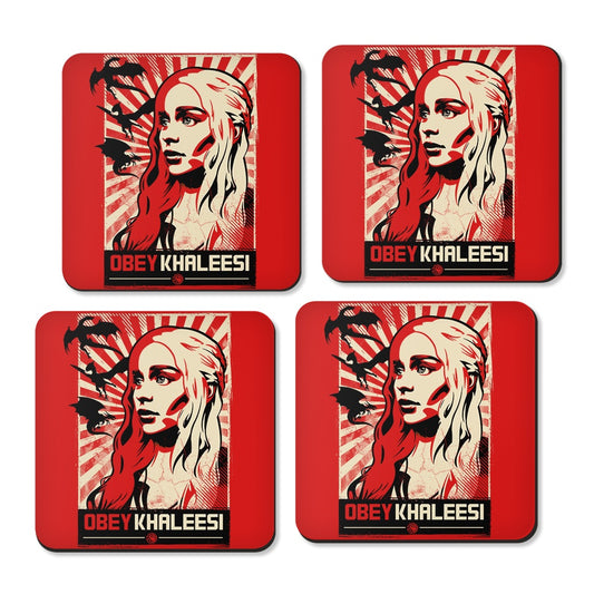 Obey Khaleesi - Coasters