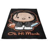 Oh, Hi Mark - Fleece Blanket