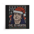 Oh Hi, Santa - Canvas Print