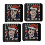 Oh Hi, Santa - Coasters