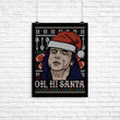 Oh Hi, Santa - Poster