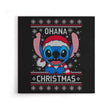 Ohana Christmas - Canvas Print