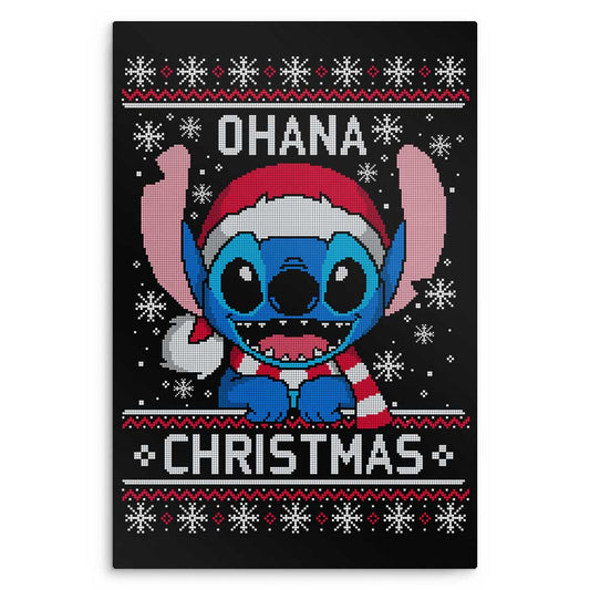 Ohana Christmas - Metal Print