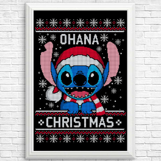 Ohana Christmas - Posters & Prints