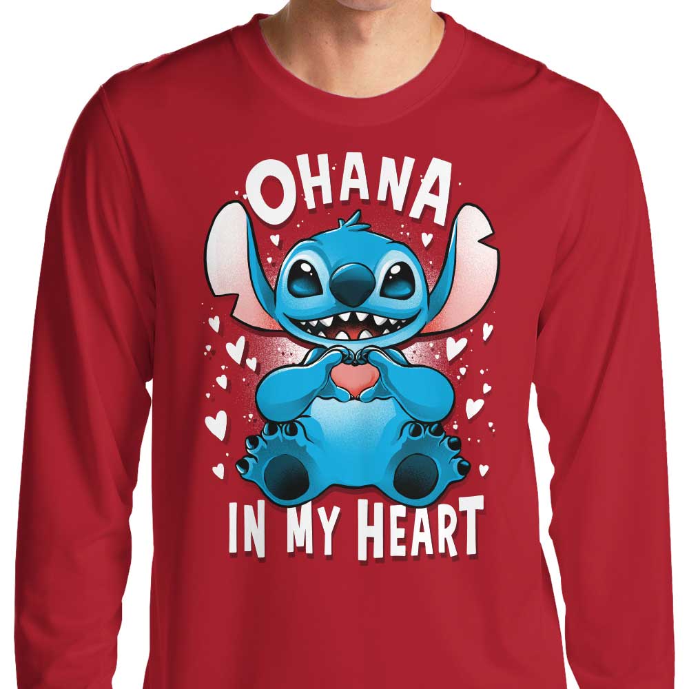 Ohana in My Heart - Long Sleeve T-Shirt