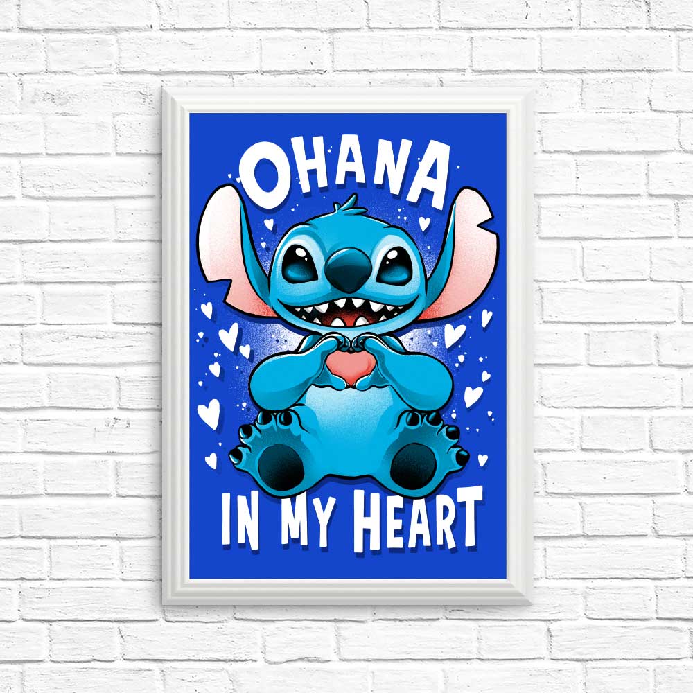 Ohana in My Heart - Posters & Prints