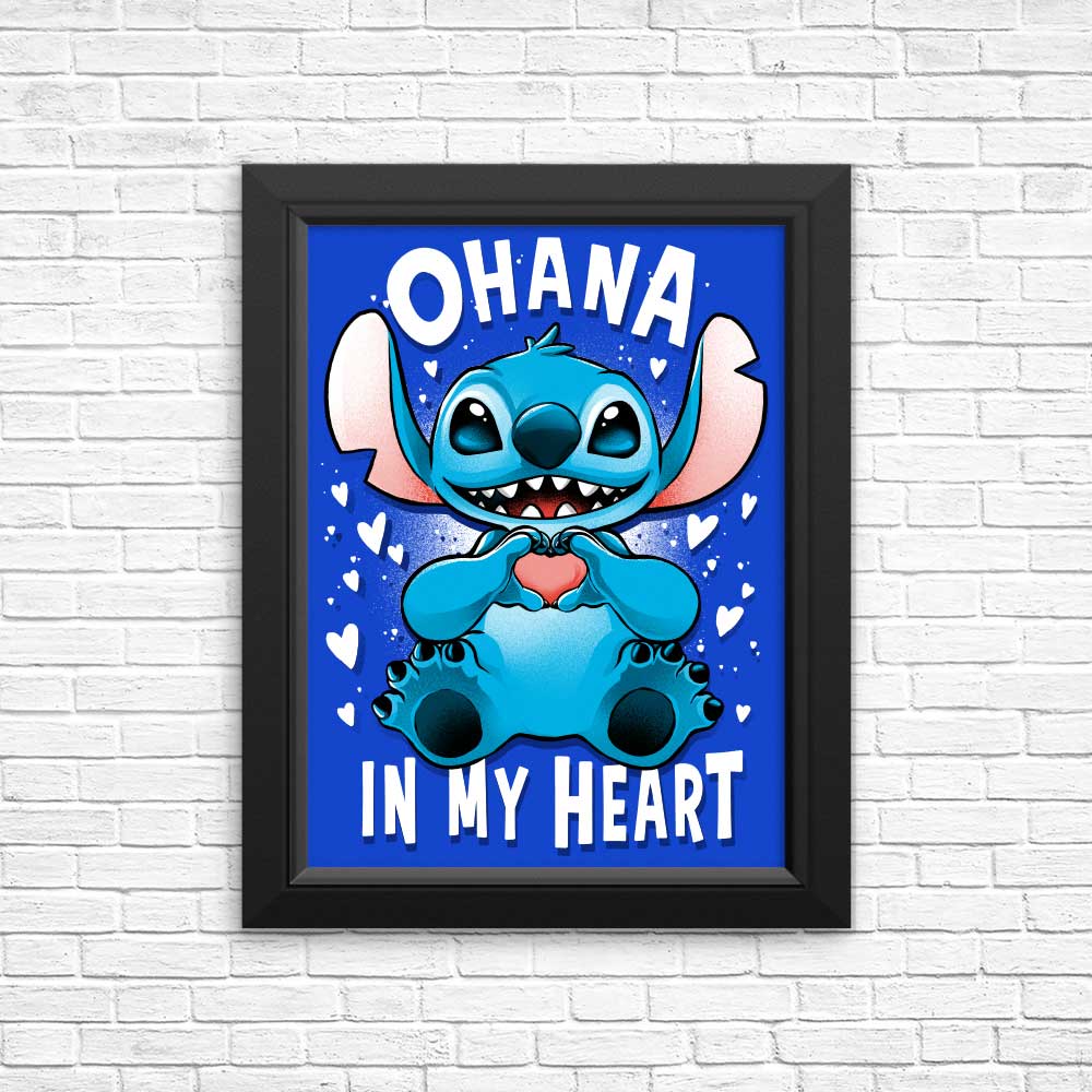 Ohana in My Heart - Posters & Prints