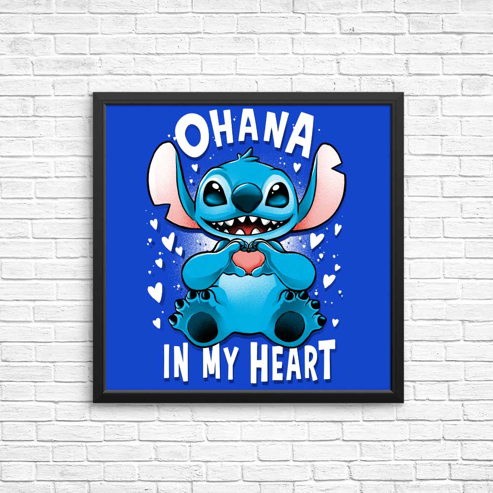 Ohana in My Heart - Posters & Prints