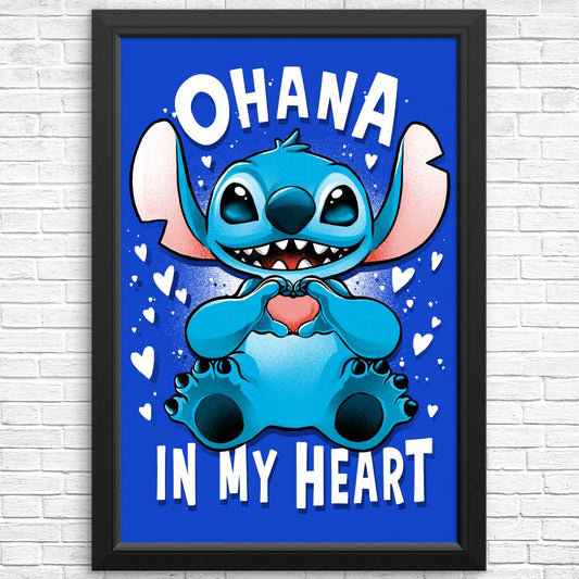 Ohana in My Heart - Posters & Prints