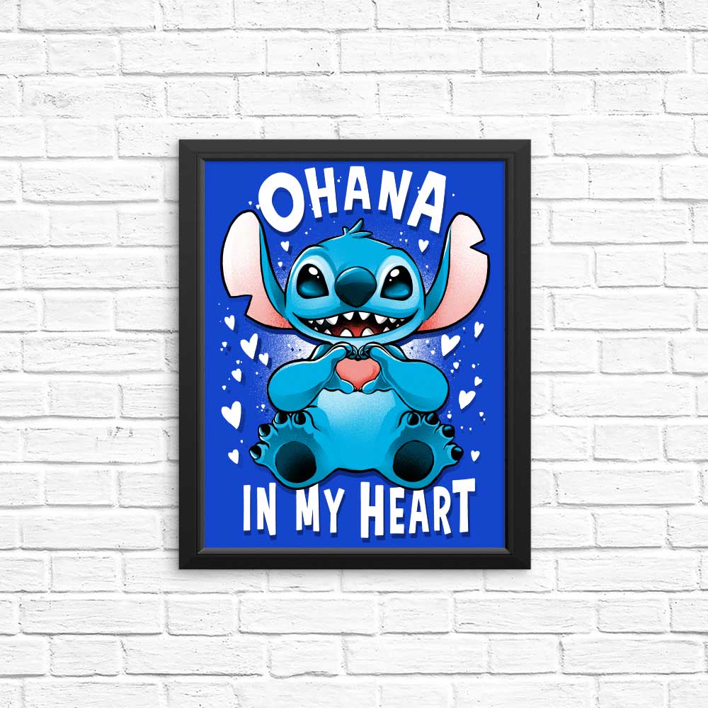 Ohana in My Heart - Posters & Prints