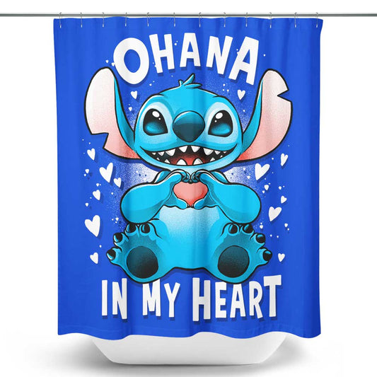 Ohana in My Heart - Shower Curtain