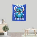 Ohana in My Heart - Wall Tapestry