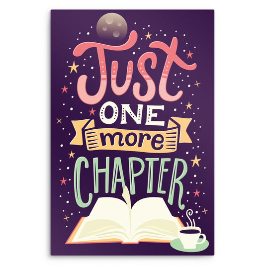 One More Chapter - Metal Print