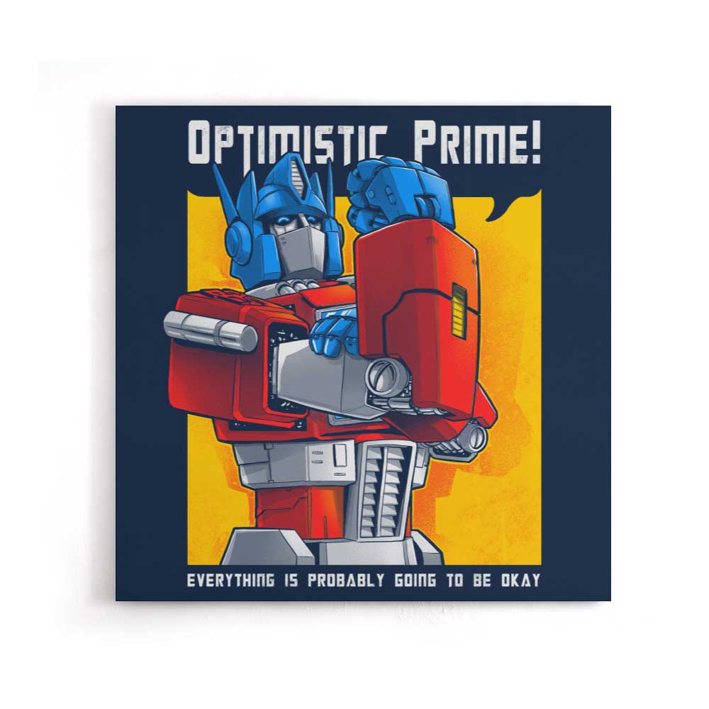 Optimistic Prime - Canvas Print