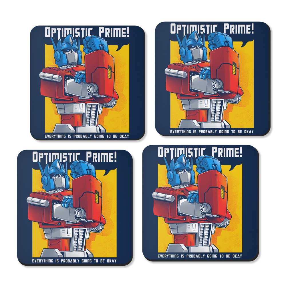 Optimistic Prime - Coasters