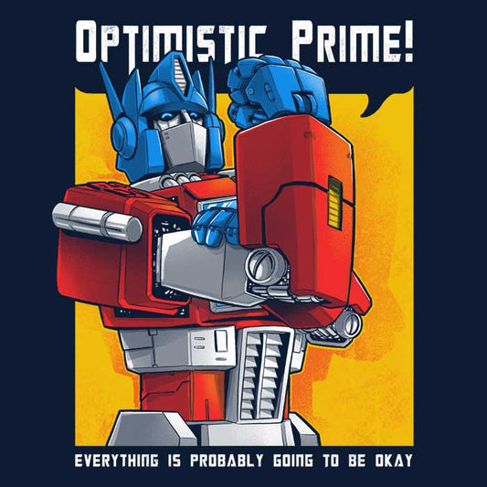 Optimistic Prime - Throw Pillow