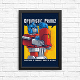 Optimistic Prime - Posters & Prints