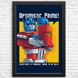 Optimistic Prime - Posters & Prints